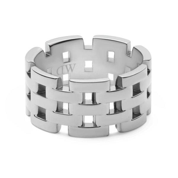 Daniel Wellington Divatos acél gyűrű 5-Link DW0040103 56 mm