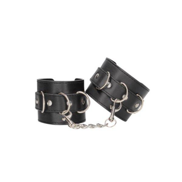 OUCH! Bonded Leather Hand or Ankle Cuffs