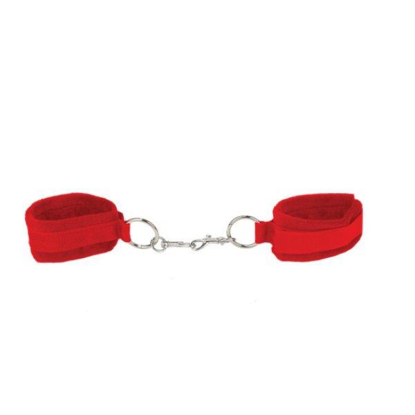 Ouch! Velcro Cuffs red