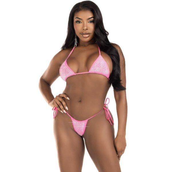 LEG AVENUE – fuchsiaszínű prémium bikini