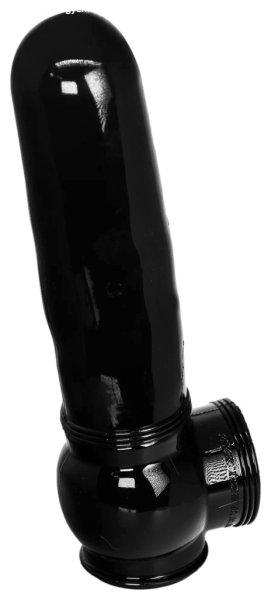 Zizi Megamen – prémium fekete maszturbátor 19 x 4 cm