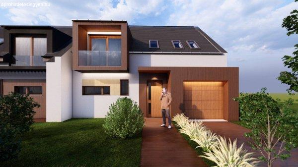 Hajdúszoboszlón, kiváló helyen,124 m2-es, nappali+ 3 szobás, új
építésű sorház eladó, saját kerttel!