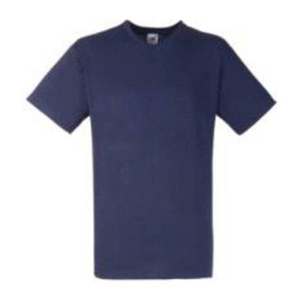 Fruit of the Loom F08 V-nyakú pamut póló, VALUEWEIGHT V-NECK T, Deep Navy -
XL