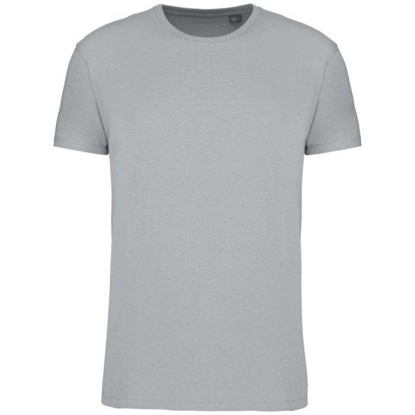 Férfi organikus rövid ujjú póló, Kariban KA3025IC, Snow Grey-L