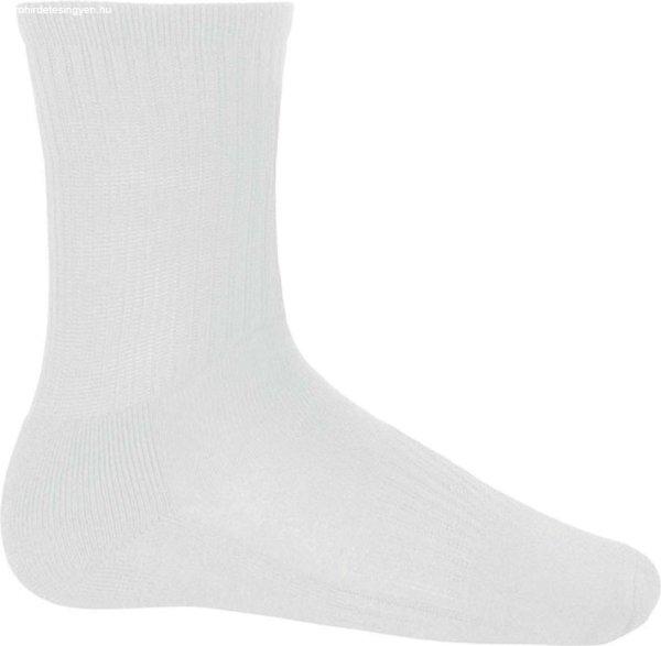 PA036 párnázott férfi sportzokni Proact, White-39/42