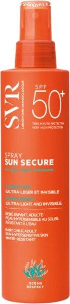 SVR Hidratáló fényvédő spray SPF 50 Sun Secure (Sun Spray) 200 ml
