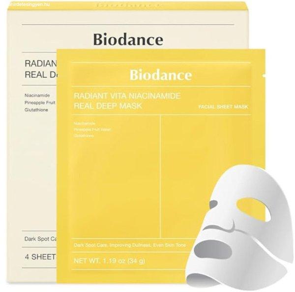 Biodance Arcmaszk Radiant Vita Niacinamide (Real Deep Mask) 4 db