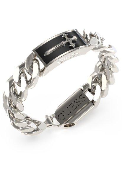 Guess Divatos acél karkötő férfiaknak South Elemeda JUMB04022JWSTBKS