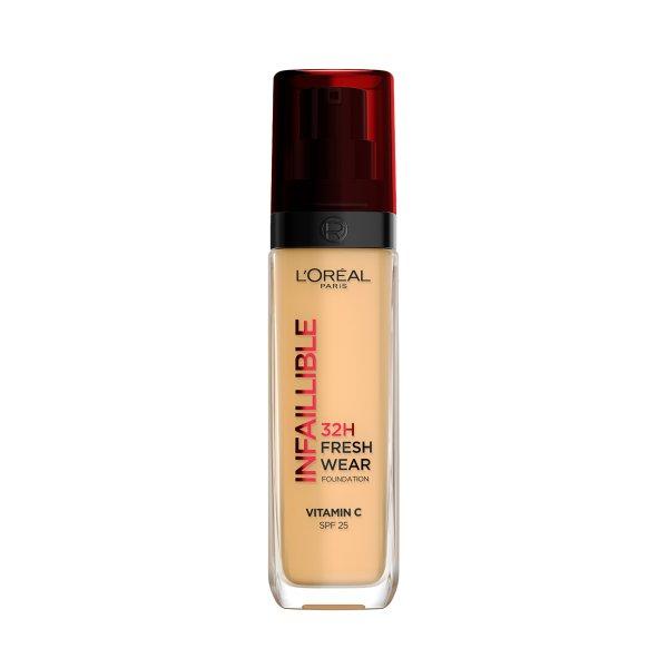 L'Oréal Paris 32 órás smink Infaillible 32H Fresh Wear SPF 25 (Foundation) 30
ml 140 Cool Rose