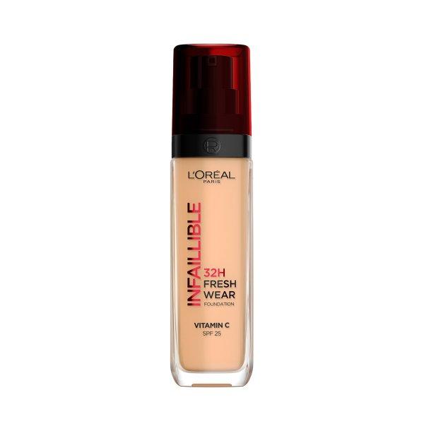 L'Oréal Paris 32 órás smink Infaillible 32H Fresh Wear SPF 25 (Foundation) 30
ml 200 Warm