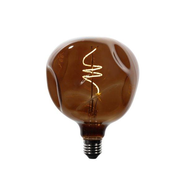 E27 dimmelhető LED izzók T125 barna 4W 120 lm 1800K