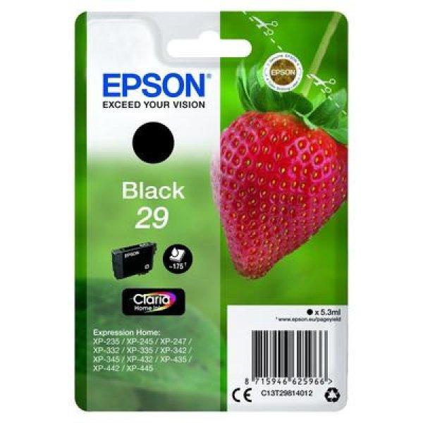 EPSON T2981 EREDETI tintapatron FEKETE 5,3ml No.29