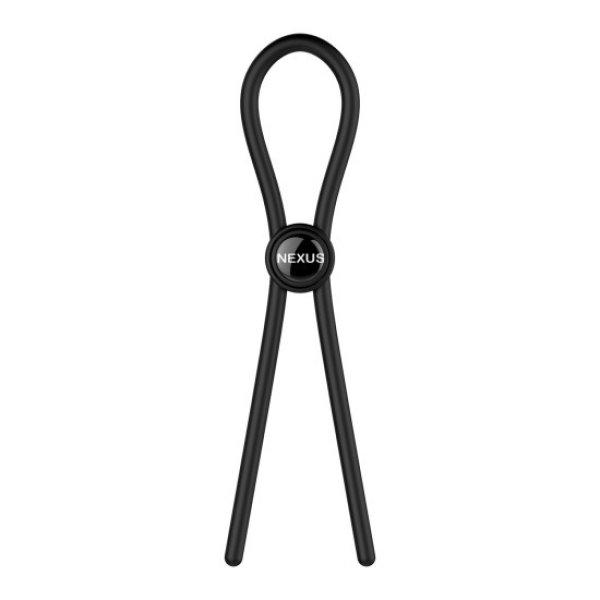 Nexus - Forge Single Lasso Silicone Cock Ring Black