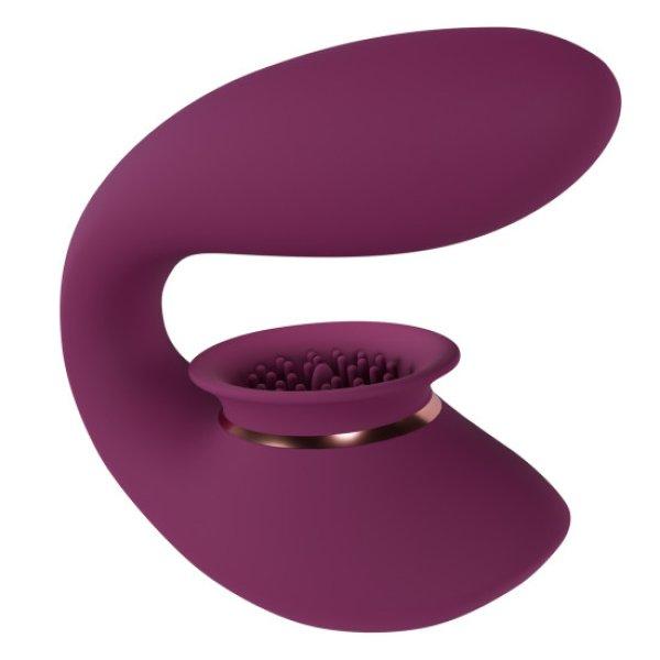 Shots Innovation Twitch 3 Rechargeable and Suction Burgundy