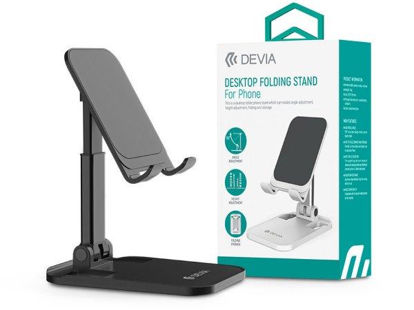 Devia asztali telefon/tablet tartó - Devia Desktop Folding Stand ForPhone -
fekete