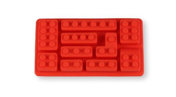 10 adagos különböző formájú legó elemek szilikon fondant forma