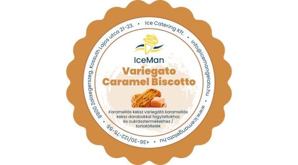 Darabos karamellás keksz variegato paszta IceMan 200 g