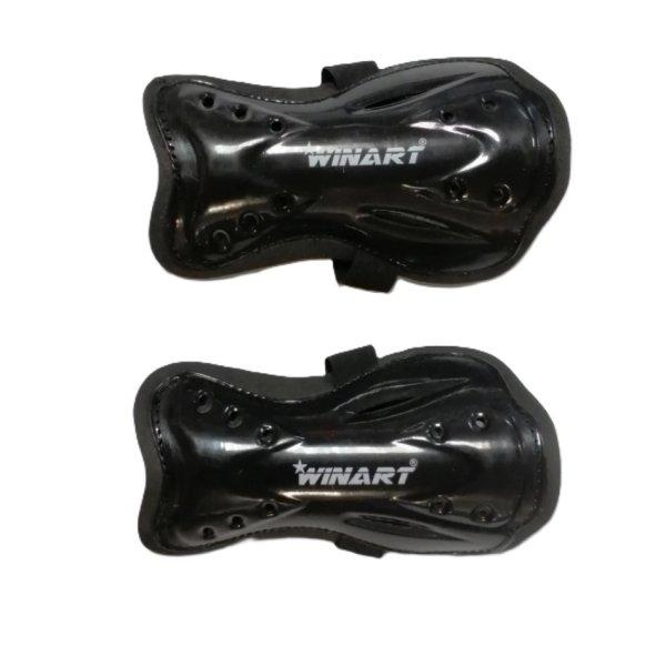 Sípcsontvédő – L méret, 24 cm, fekete, WINART Shin Guard