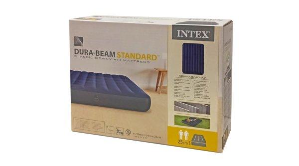 Kétszemélyes felfújható ágy 191x137x25 cm, INTEX DURA BEAM 64758