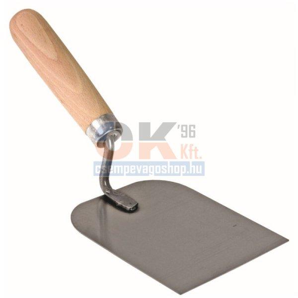 Dedra gipsz és burkolókanál 80mm fa nyél (zds080)