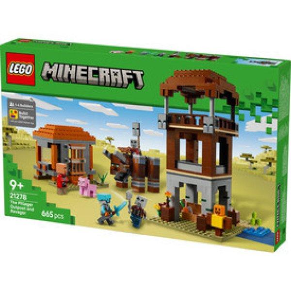 LEGO Minecraft 21278 A fosztogató őrtorony és a romboló