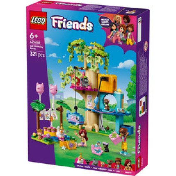 LEGO Friends 42666 Születésnapi cicazsúr és lombház cicáknak