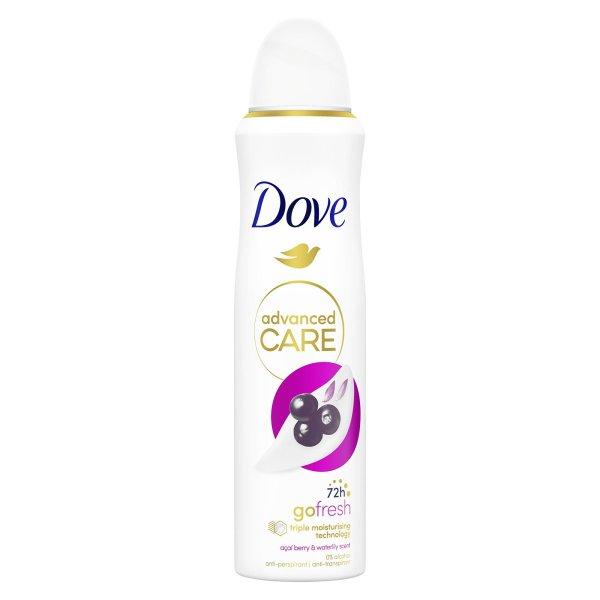 Dove Izzadásgátló spray Advanced Care Acai & Waterlili (Anti-Perspirant) 150
ml