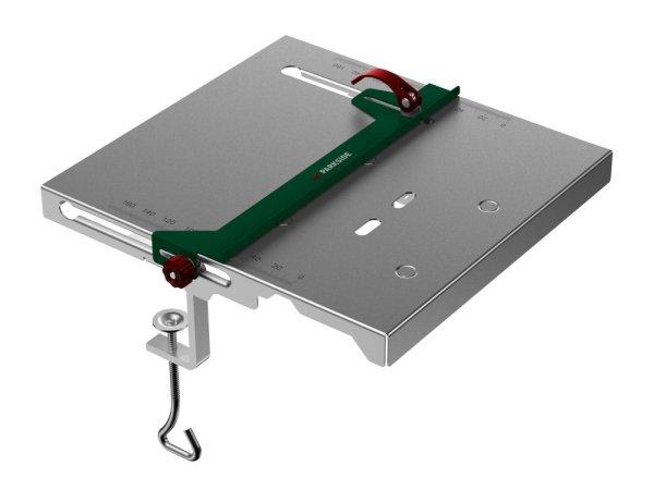 ParkSide PSST A1 dekopírfűrész asztal, 32 x 30 cm szúrófűrész állvány,
vágási segédeszköz dekopírfűrészekhez 0-170 mm skálával