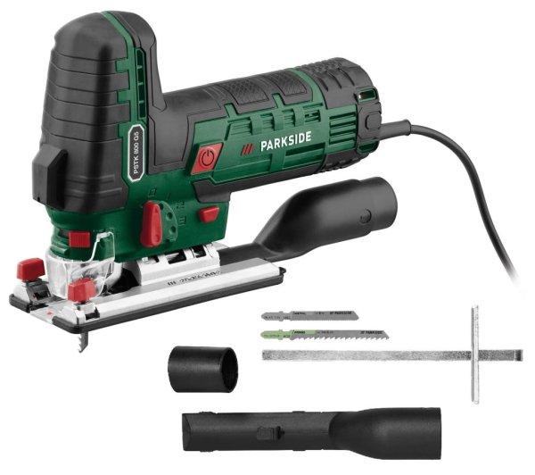 ParkSide PSTK 800 G5 szabályozható fordulatszámú 800W elektromos
szúrófűrész, dekopírfűrész 2 fűrészlappal, koffer nélkül