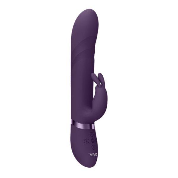 VIVE Nari - Vibrating and Rotating Beads, G-Spot Rabbit - Purple