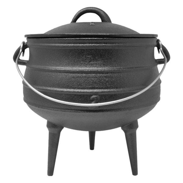 Klarstein Beefalo, öntöttvas edény, potjie, lábacskák, M méret,
öntöttvas, kerek, fedél, 6 l