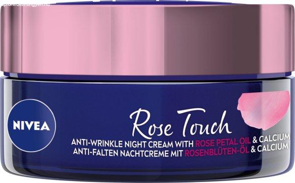 Nivea Rose Touch (Anti-Wrinkle Night Cream) 50 ml éjszakai ránctalanító
krém rózsaolajjal