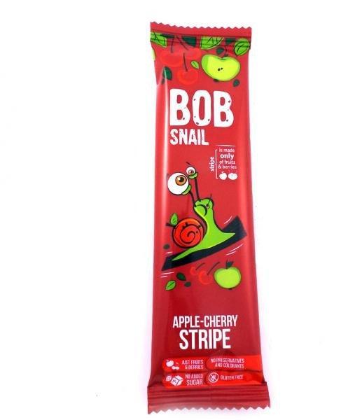 Bob Snail gyümölcstekercs alma-meggy 14 g