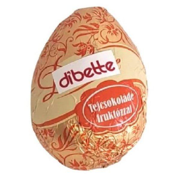 Dibette tejcsokoládé tojás fruktózzal 20 g