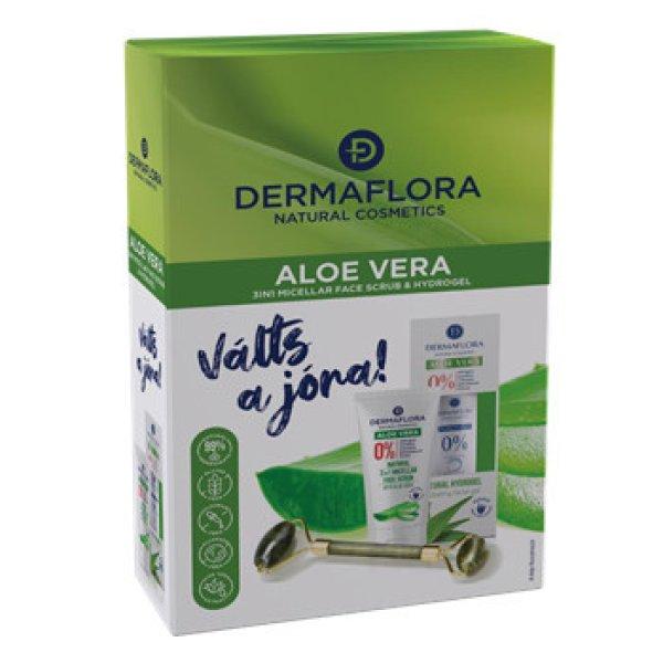 Dermaflora 0% díszdoboz (hidrogél+micellás arcradír+arcmasszírozó) aloe 1
db