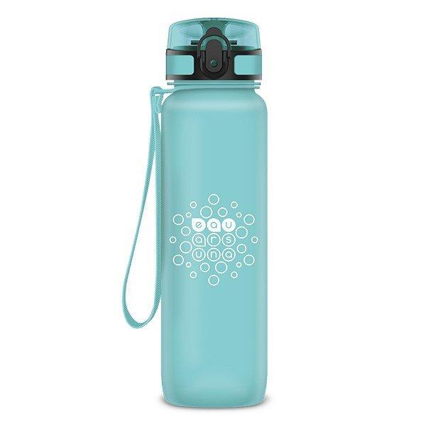 Kulacs ARS UNA műanyag matt BPA-mentes motivációs 1000 ml Mint