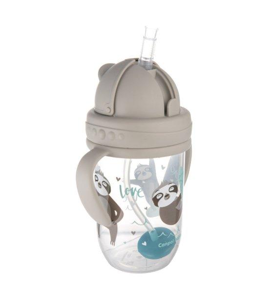 Canpol Babies Cseppmentes szívószálas itatópohár nehezékkel 270 ml (6h+) -
Lajhár