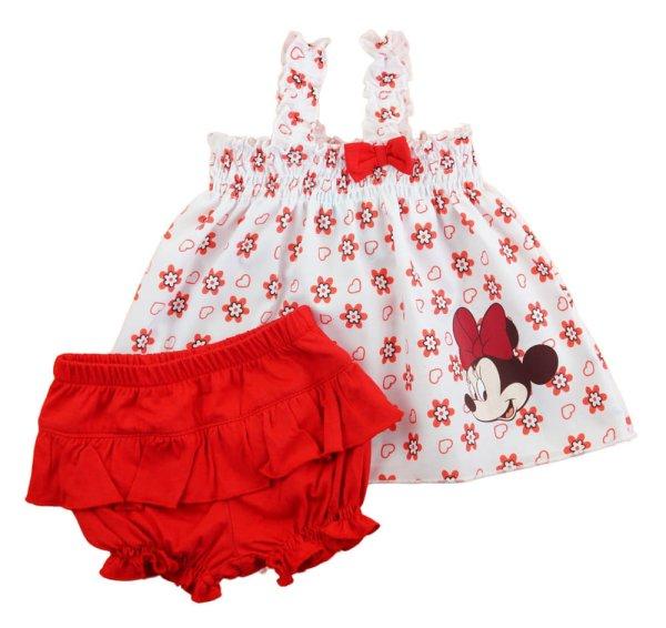 2 részes kislány nyári szett rövidnadrággal, tunikával Minnie egér
mintával