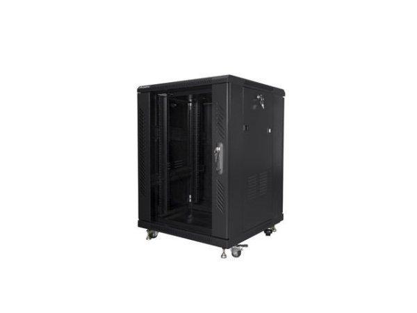 Lanberg 19" 15U Szabadon álló Rackszekrény Black