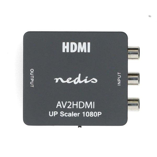 Nedis VCON3456AT 3 xRCA - HDMI Video Converter Black