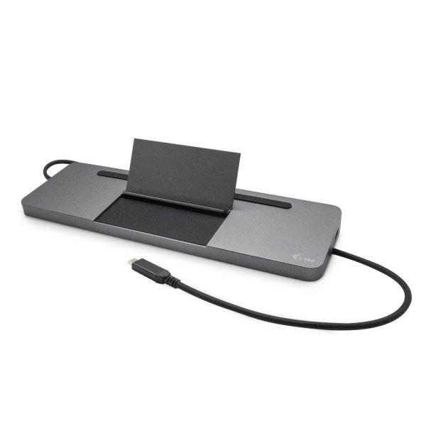I-TEC USB-C Metal Ergonomic 4K 3x Display Docking Station+Power Delivery 85W
Grey