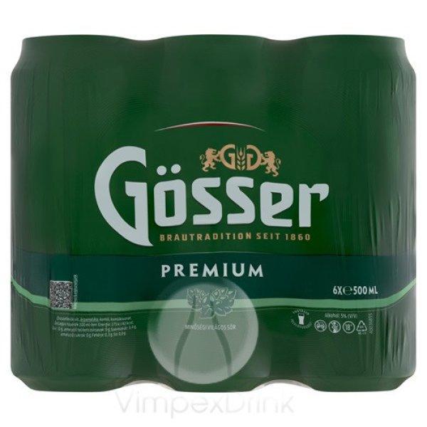 Gösser PremiumMultipack 6*0,5l DOB-DRS