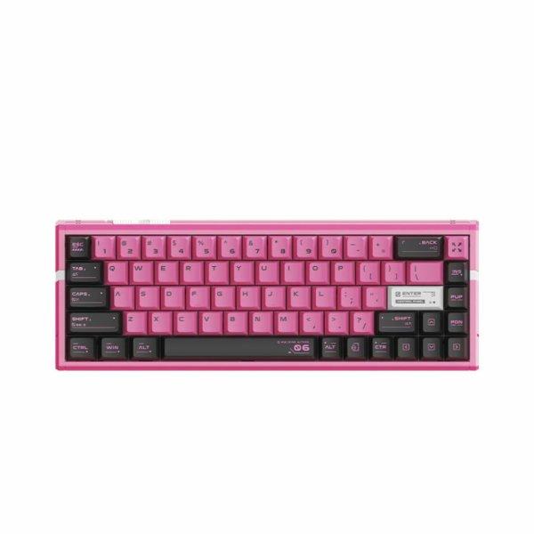 ATK RS6 Ultra Sakura Warrior TTC RGB Magneto Mechanical Gaming Wireless
Bluetooth Keyboard Pink/Black US