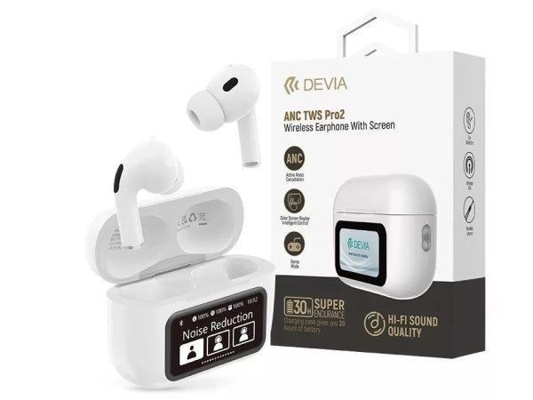 Devia ST124219 TWS-Pro2 ANC Bluetooth Headset White