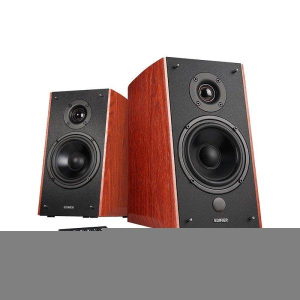 Edifier R2000DB Powered Bluetooth Bookshelf Speakers Brown