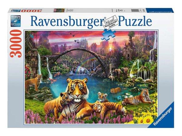 Puzzle 3000 db - Tigrisek a lagúnában