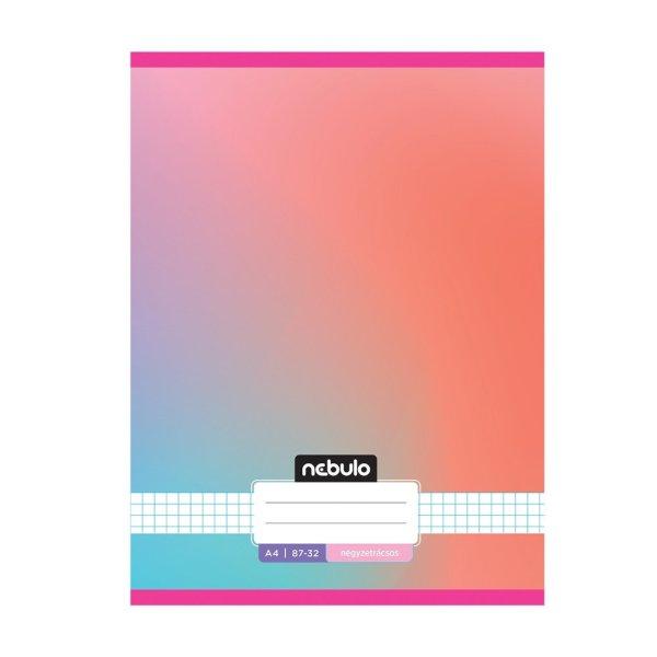 Füzet, A4, kockás, 87-32, Monochrome és Gradient minták I., 12 db/csomag
Nebulo