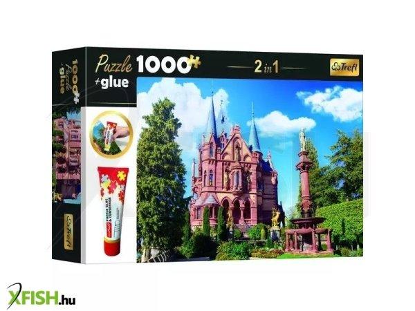 Trefl: Kastély puzzle - 1000 darabos + ragasztó