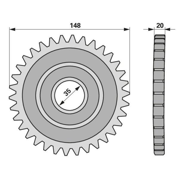 Fogaskerék BCS 590.90139