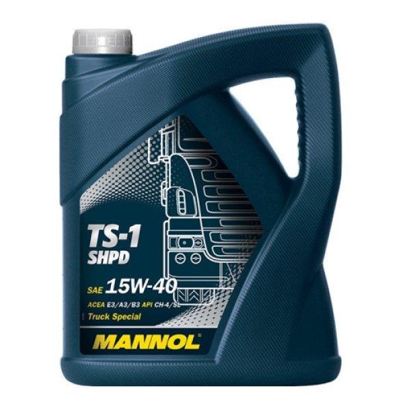 MANNOL SHPD TS-1 15W-40 5L (7101, API CH-4/SL, ACEA E7, A3/B4, MB 228.3, 229.1)